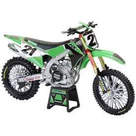 NEW RAY DIE-CAST KAWASAKI JASON ANDERSON #21 MOTORCYCLE REPLICA