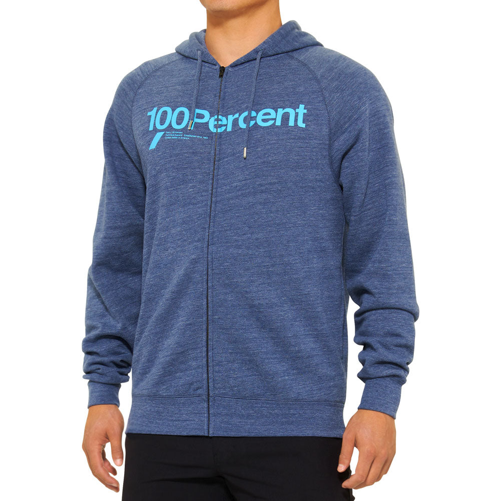 100% KERV ZIP-UP HOODED SWEATSHIRT