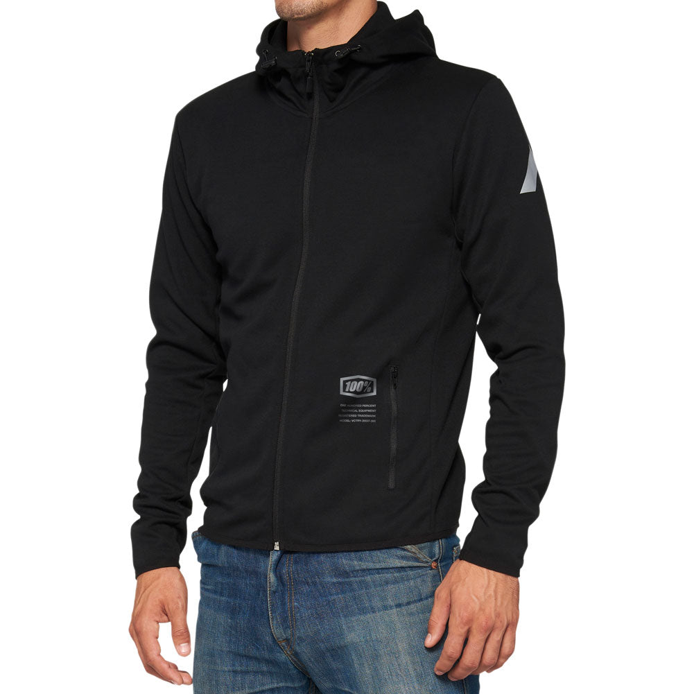 100% VICEROY TECH ZIP-UP HOODED SWEATSHIRT