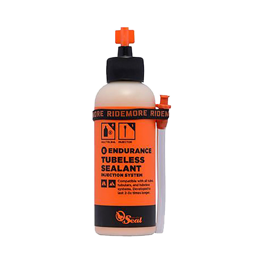 Orange Seal Endurance Tubeless Tire Sealant with Twist Lock Applicator 4 oz.
