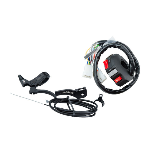 OX-Brake Left Hand Rear Brake Kit With Multi-Function Bar Switch