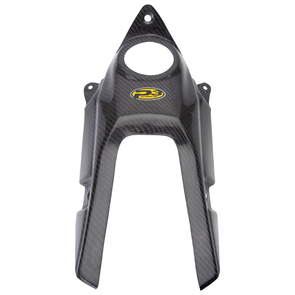 P3 Carbon Fuel Tank Cover Black