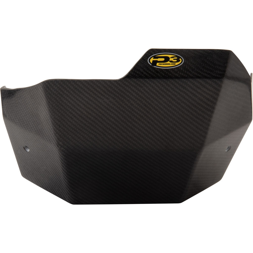 P3 Carbon Skid Plate Black