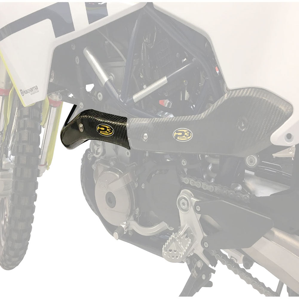 P3 Carbon Head Pipe Heat Shield Stock