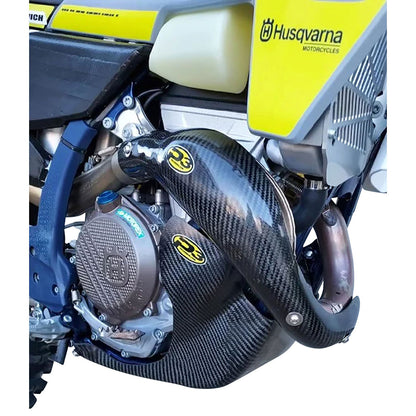 P3 Carbon Skid Plate with Linkage Guard Black