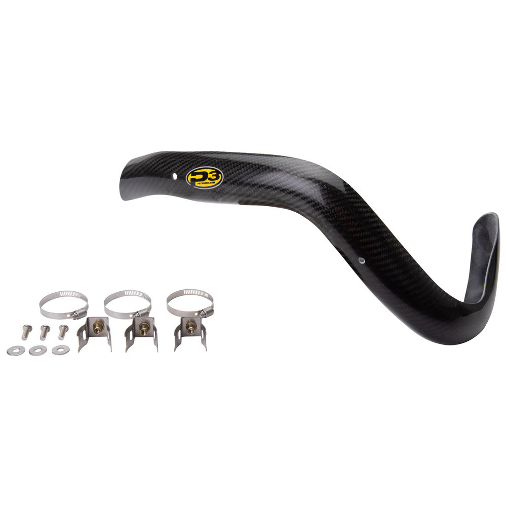 P3 Carbon MAXCoverage Head Pipe Heat Shield Stock