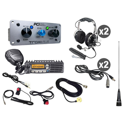 PCI Race Radio Trax Plus Ultimate 2 Seat UTV Package with Mount Kit