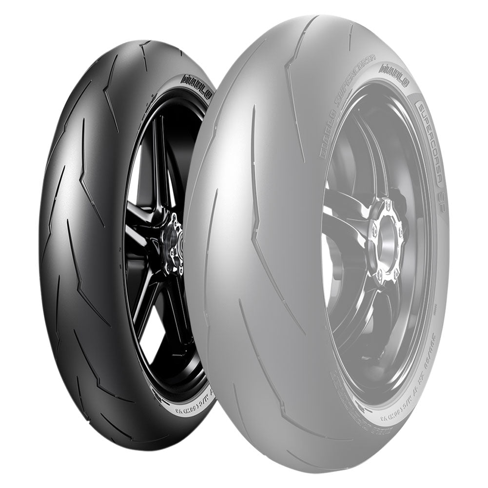 Pirelli Diablo Supercorsa SP V3 Front Motorcycle Tire 120/70ZR-17 (58W)