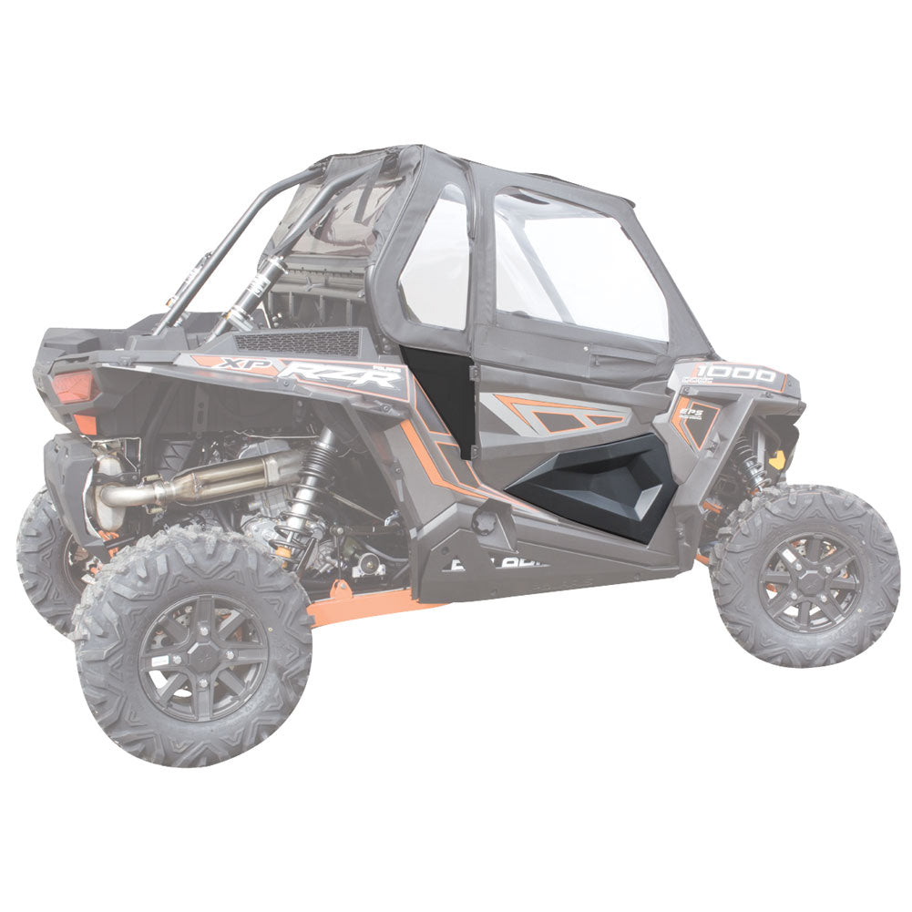 Polaris Lower Half Doors Black