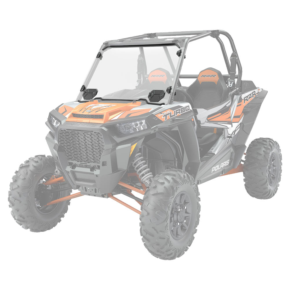 Polaris Lock & Ride Hard-Coat Vented Full Poly Windshield