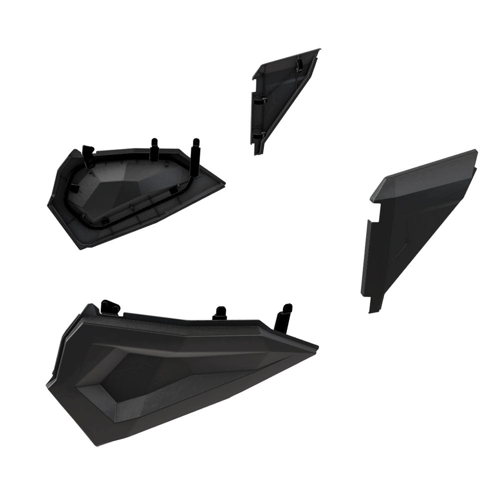 Polaris Lower Half Doors Black