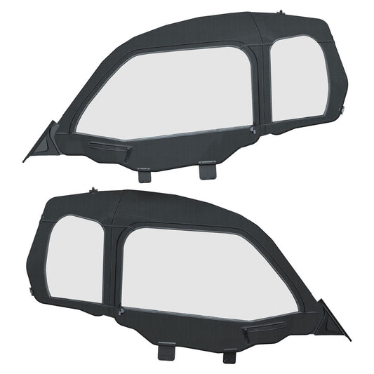 Polaris Canvas Upper Doors Black