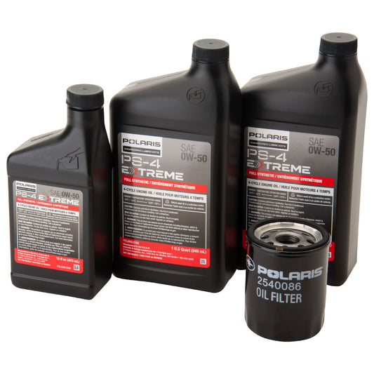 Polaris PS-4 Extreme Duty 0W-50 Oil Change Kit