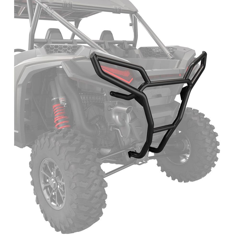 Polaris Rear High Coverage Bumper Black