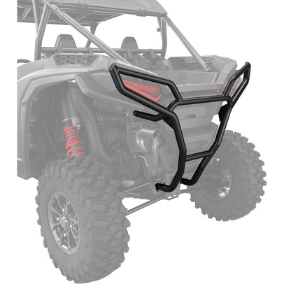 Polaris Rear High Coverage Bumper Black