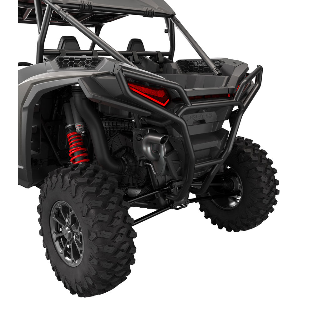 Polaris Rear High Coverage Bumper Black