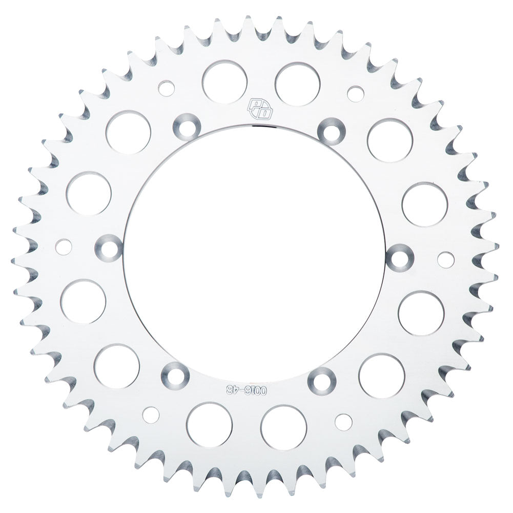 Tusk Impact Complete Front/Rear Wheel Package 1.60 x 21 / 2.15 x 18 Silver Rim/Silver Spoke/Orange Hub