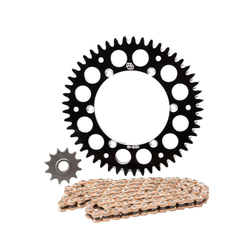 Primary Drive Alloy Kit & Gold Plated MX Race Chain