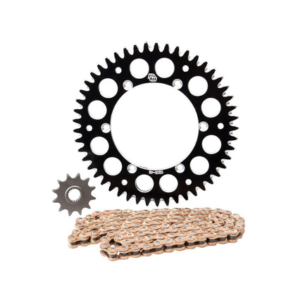 Primary Drive Alloy Kit & Gold Plated MX Race Chain
