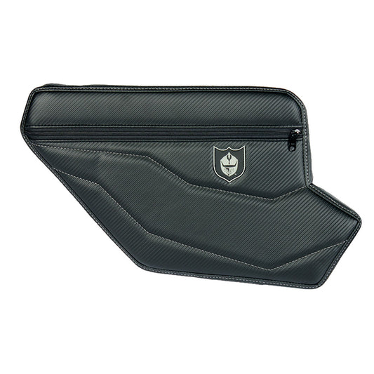 Pro Armor Front Door Knee Pads with Storage for Pro Armor Doors Black