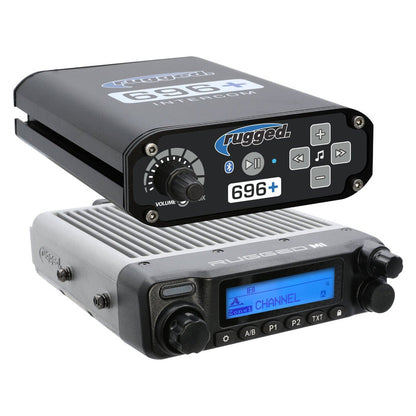 Rugged Radios 696+ Complete Master Communication Kit with M1 Radio Helmet Kits