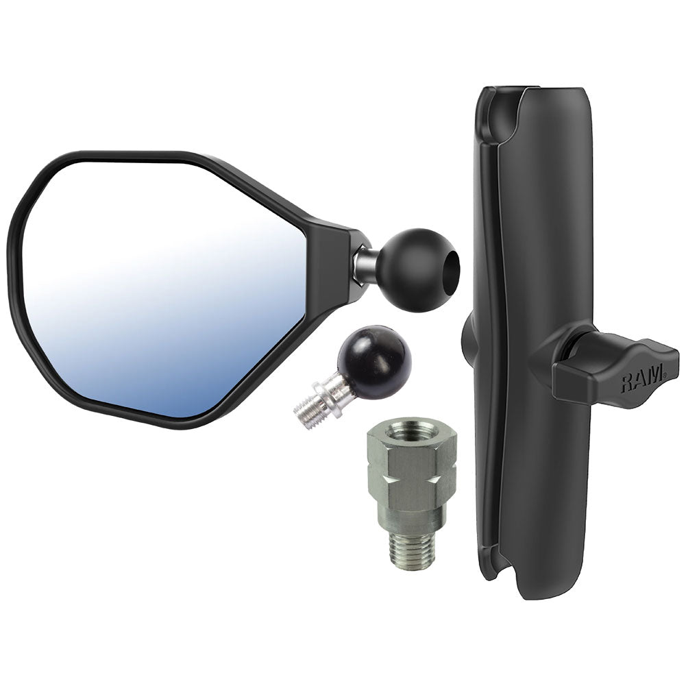 Ram Mounts Single Tough-Mirror with Long Arm