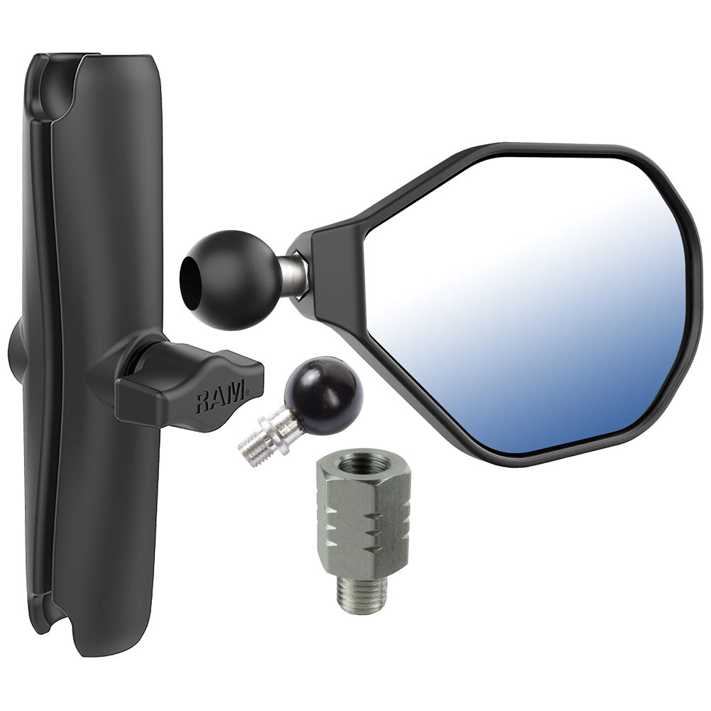 Ram Mounts Single Tough-Mirror with Long Arm