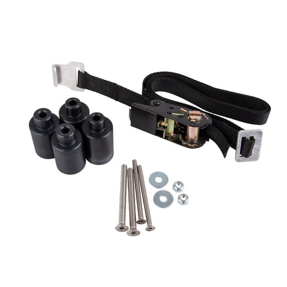 Rider Cargo Cooler Mounting Rack Black Powder Coated