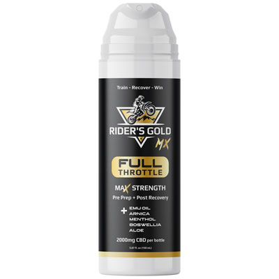 RIDER'S GOLD MX FULL THROTTLE RELIEF RUB