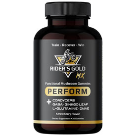 RIDER'S GOLD MX PERFORM CORDYCEPS GUMMIES