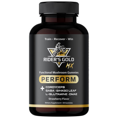 RIDER'S GOLD MX PERFORM CORDYCEPS GUMMIES