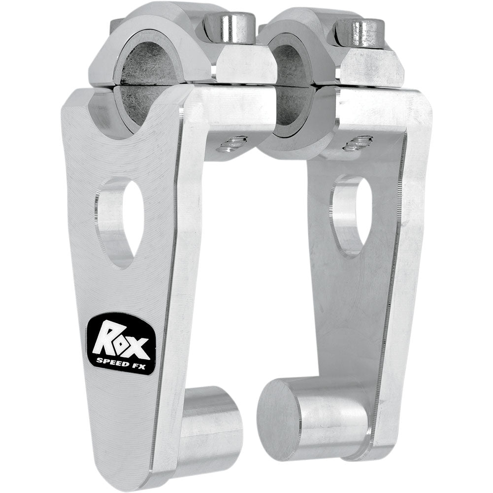 Rox Speed FX 3 1/2" Pivoting Handlebar Risers 7/8" OEM Bar Mount to Use 1 1/8" Bars