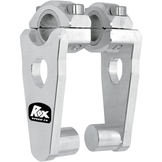 Rox Speed FX 3 1/2" Pivoting Handlebar Risers 7/8" OEM Bar Mount to Use 1 1/8" Bars