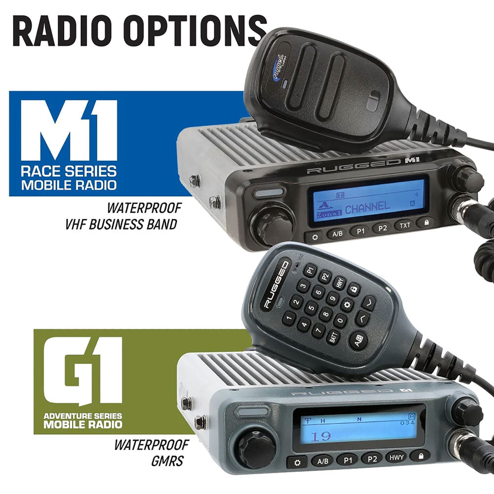 Rugged Radios 696+ Complete Master Communication Kit with M1 Radio Helmet Kits