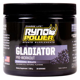 RYNO POWER GLADIATOR PRE-WORKOUT POWDER