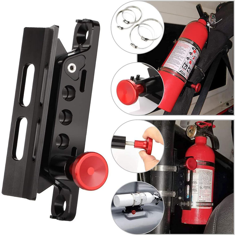 Savage UTV Quick Release Fire Extinguisher Mount with Kidde 2.5 lb. ABC Fire Extinguisher