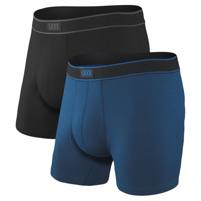 SAXX SPORT MESH BOXER BRIEFS - 2 PACK