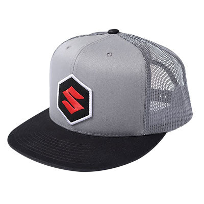 SUZUKI MARK SNAPBACK TRUCKER HAT
