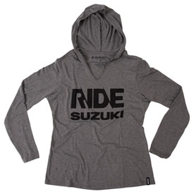 SUZUKI WOMEN'S RIDE HOODED SWEATSHIRT