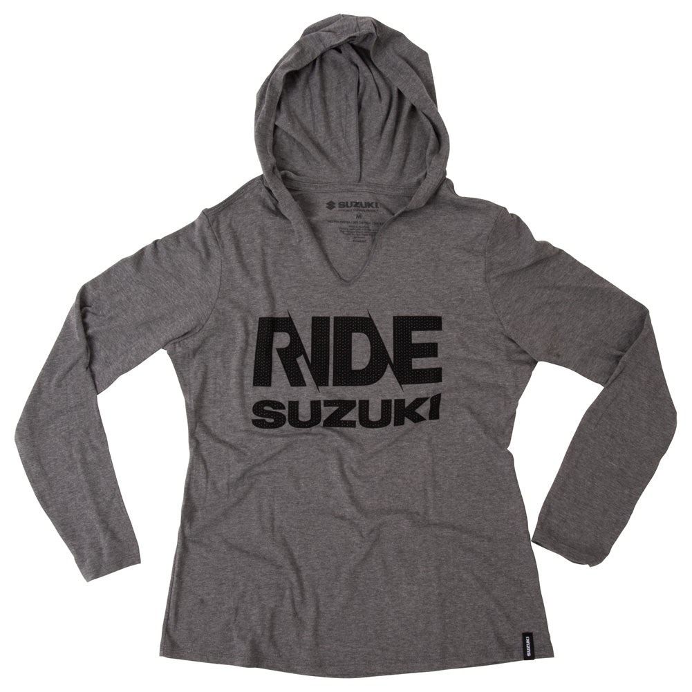 SUZUKI WOMEN'S RIDE HOODED SWEATSHIRT