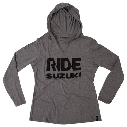 SUZUKI WOMEN'S RIDE HOODED SWEATSHIRT