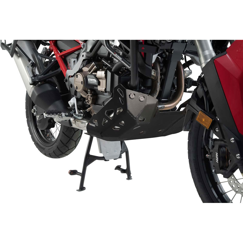 SW-MOTECH Aluminum Skid Plate for use with SW-MOTECH Crash Bars