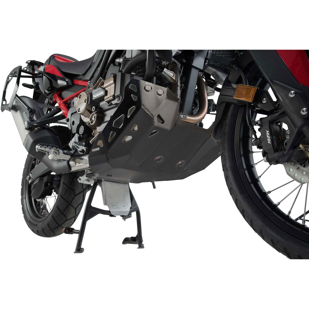 SW-MOTECH Aluminum Skid Plate for use with SW-MOTECH Crash Bars