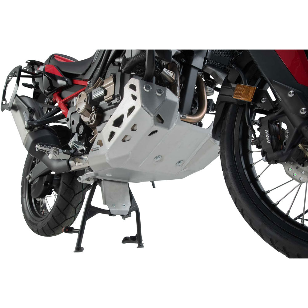SW-MOTECH Aluminum Skid Plate for use with SW-MOTECH Crash Bars