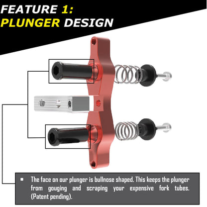 Tamer Double Button Holeshot Hookup System Black Original OEM Fork Tubes