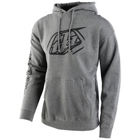 TROY LEE CROPPED BADGE HOODED SWEATSHIRT