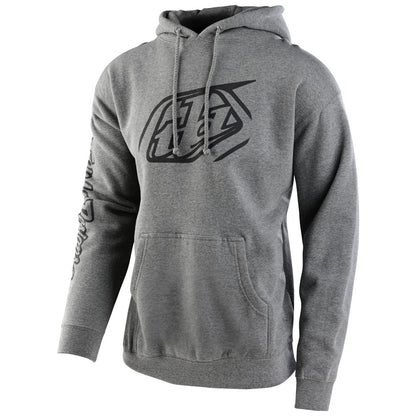 TROY LEE CROPPED BADGE HOODED SWEATSHIRT