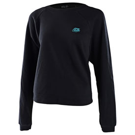 TROY LEE WOMEN'S NO ARTIFICIAL COLORS CROP TOP SWEATSHIRT