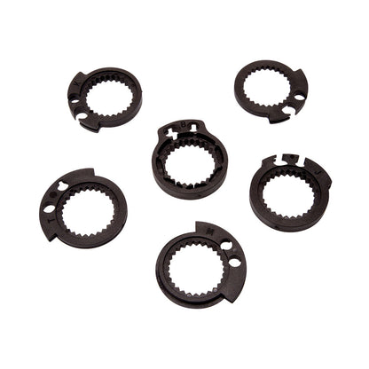 TORC1 Racing Defy Lock On Kev-Tec MX Grips Black