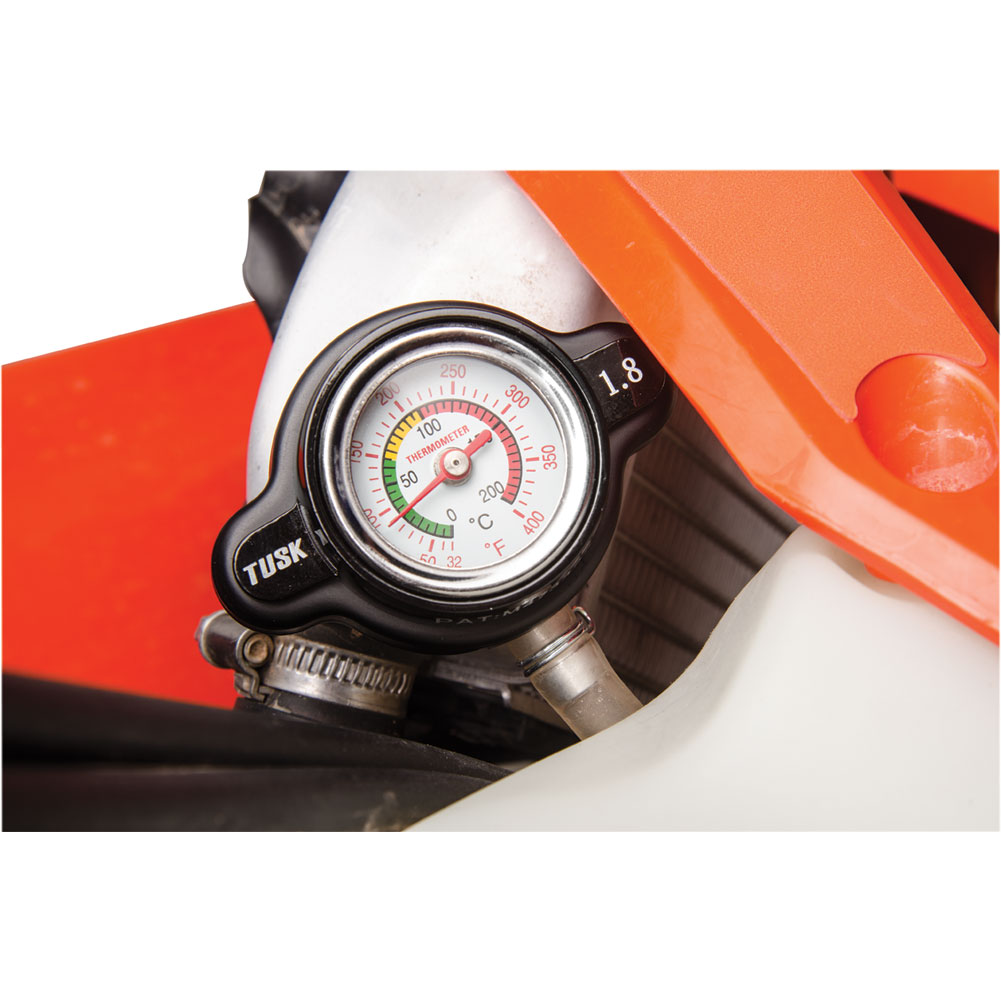 Tusk High Pressure Radiator Cap with Temperature Gauge 1.8 Bar